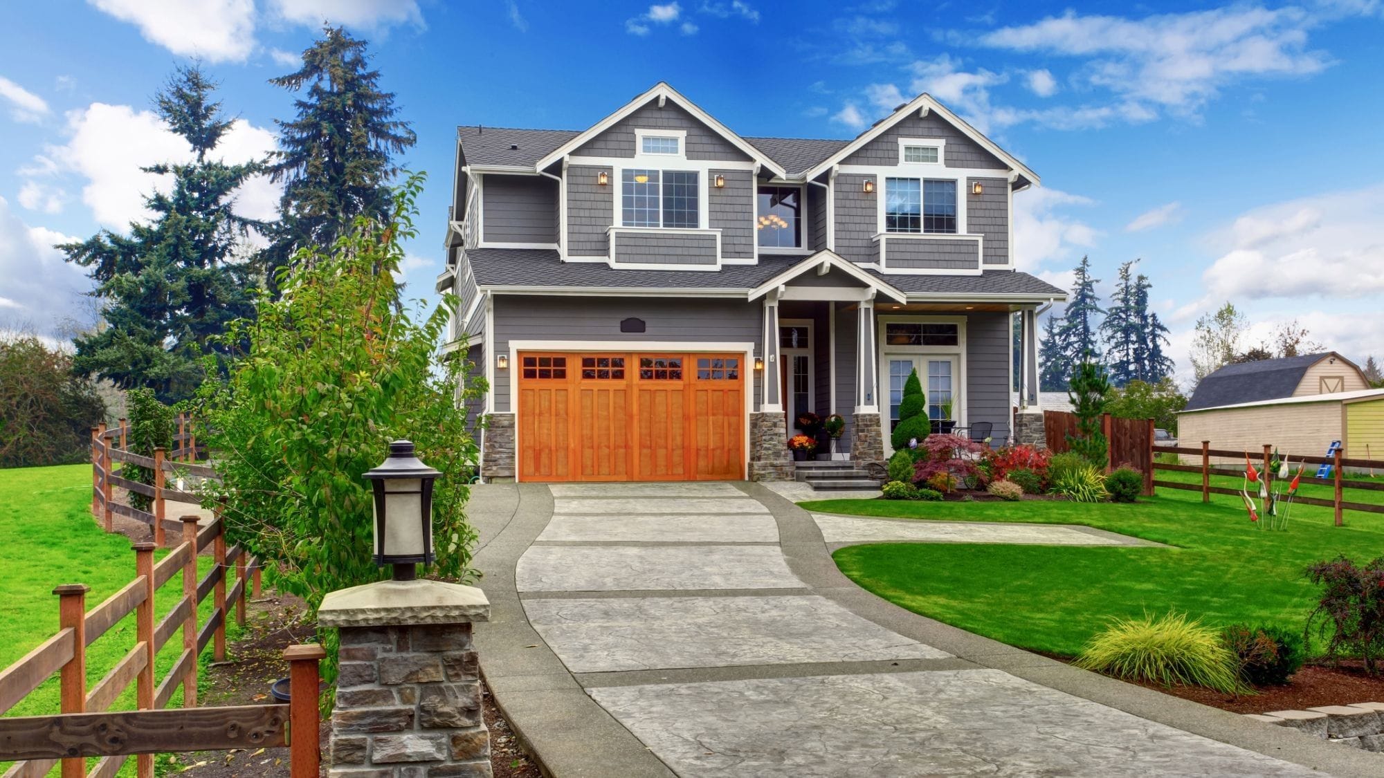 New home purchased with a VA loan.